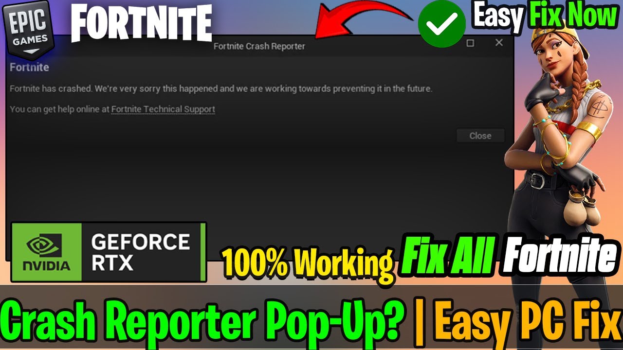 How to Fix Fortnite Crash Reporter 🔧 | PC Crash Fix (2026)