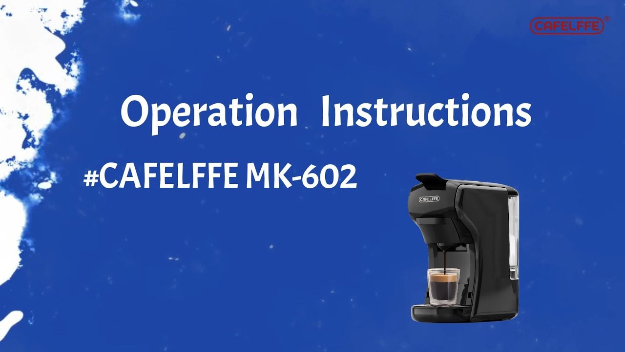 More Operation Details For CAFELFFE Capsule Coffee Machine MK-602#coffee #fyp #youtube #instructions