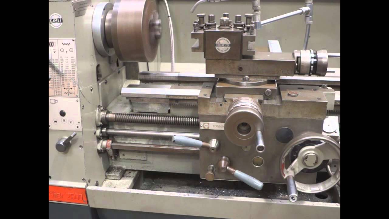 Colchester Master 2500 lathe demo