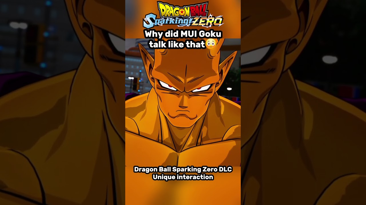 Уникальное взаимодействие Orange Piccolo и MUI Goku! | Dragon Ball Sparking Zero DLC