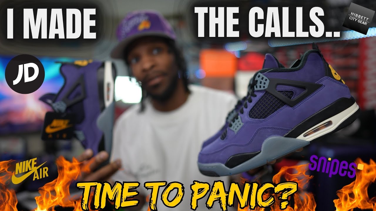 I MADE THE CALLS & MOSTLY EVERY STORE IS SAYING THE SAME THING ABOUT THE JORDAN 4 IMPERIAL LAKERS!