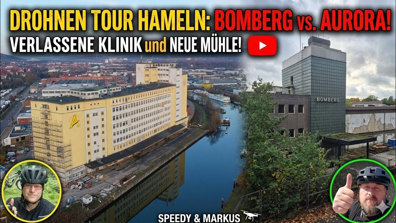 Bomberg-Klinik Bad Pyrmont und Aurora Mühle Hameln #drohne #drone