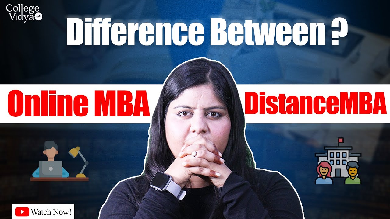 Difference Between Online MBA & Distance MBA| 8 difference| Complete Details in Hindi| Ads Free