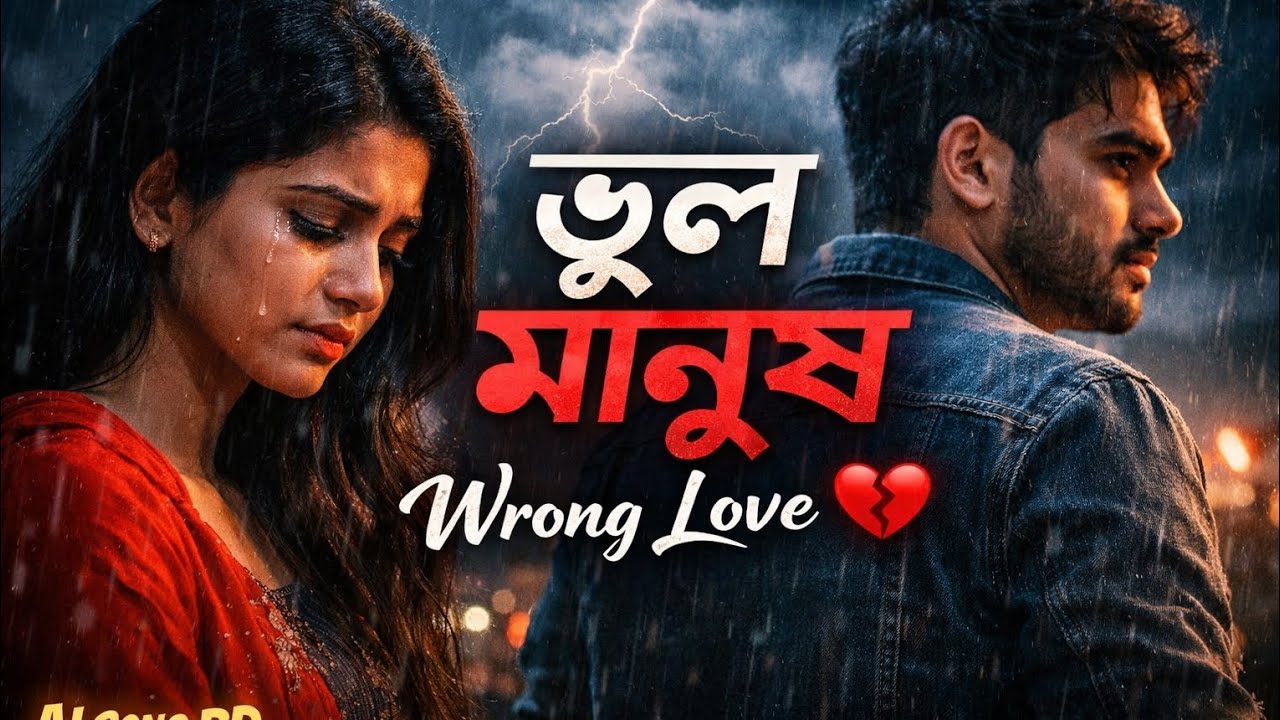 ভুল মানুষ 💔 | Wrong Love | Bangla Sad Song | AI Song BD | Breakup Song 2026
