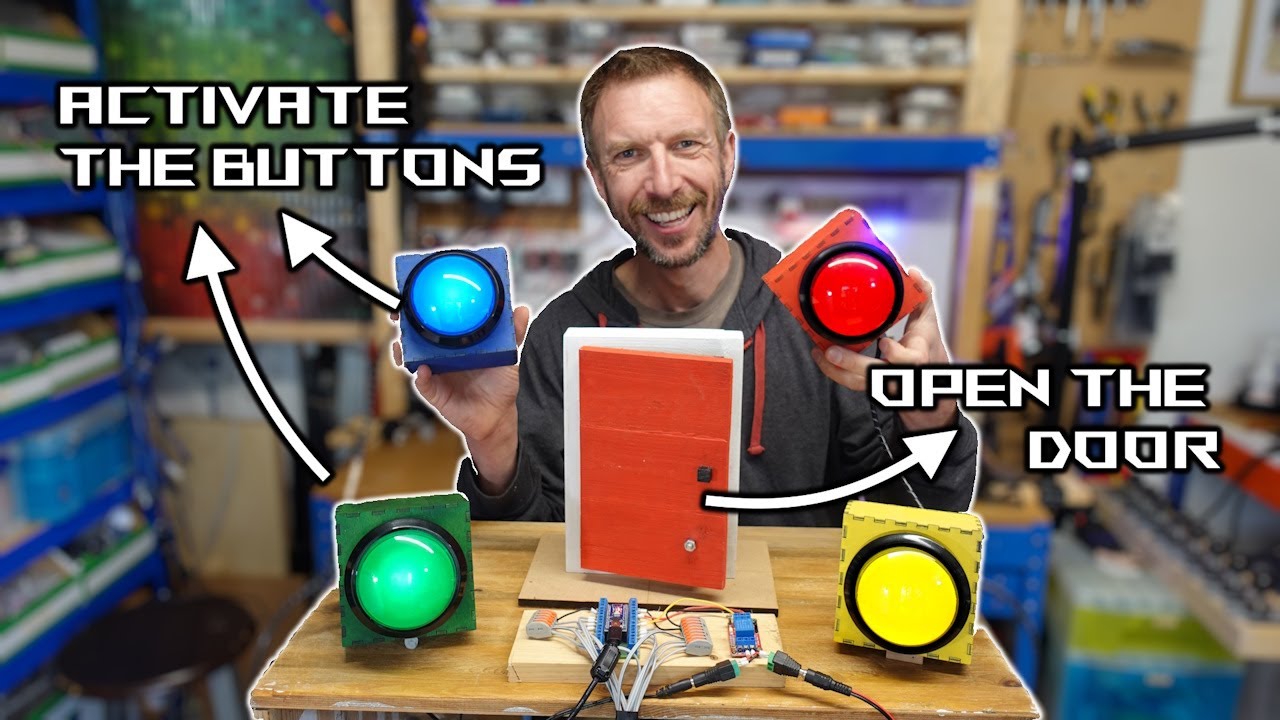 Timed Buttons Escape Room Puzzle Tutorial
