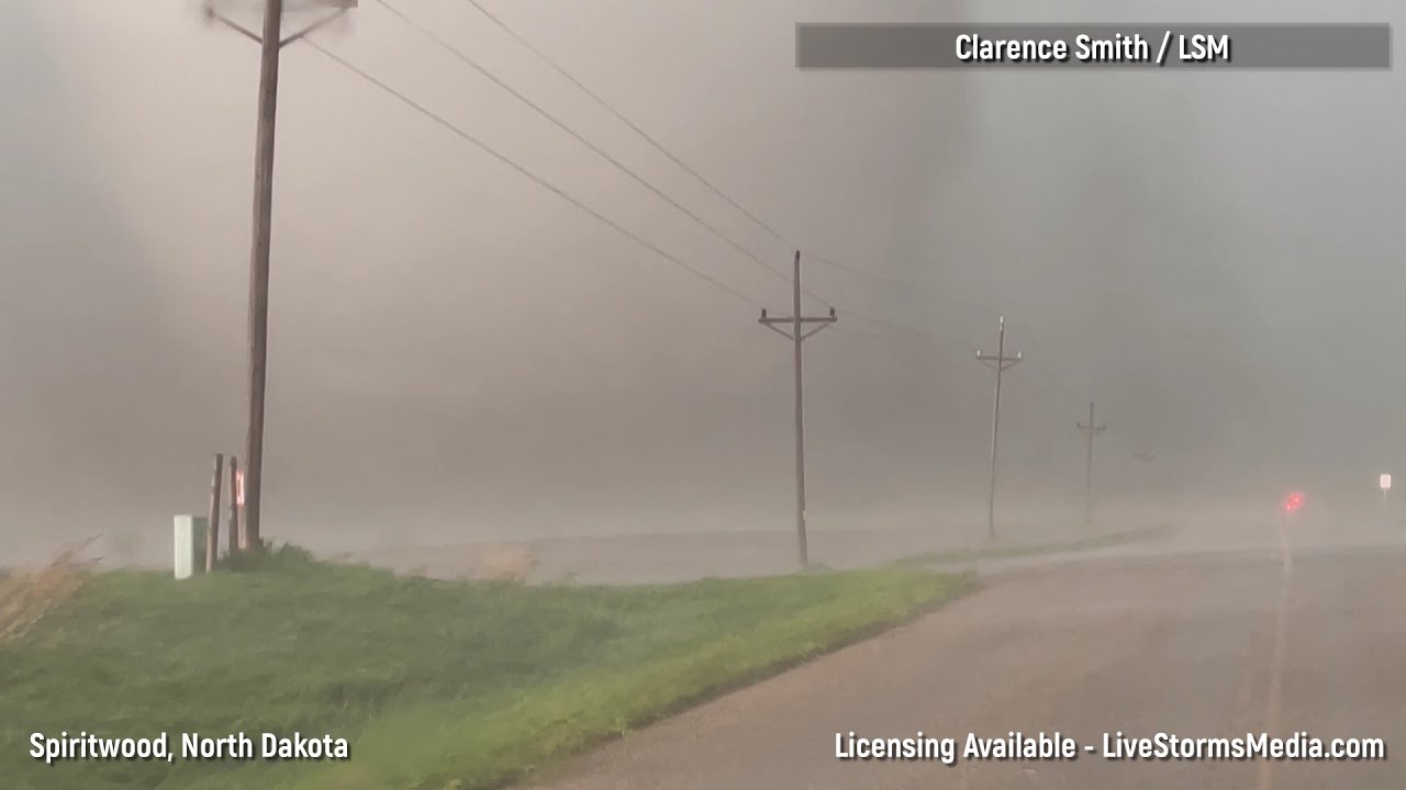 06-20-2025 Spiritwood, ND - Close Range Tornado