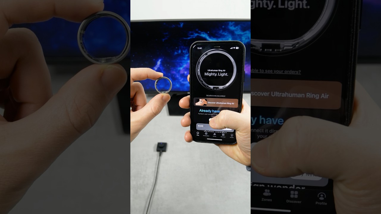 Ultrahuman Ring Air - Unboxing, Connection and App Functions