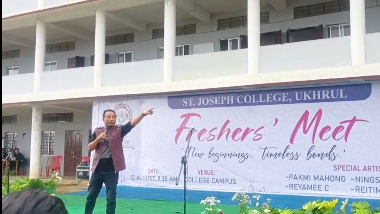Class 9 half😂Pakmi Mahong at St.Joseph College Ukhrul Freshers' Meet #standupcomedy 