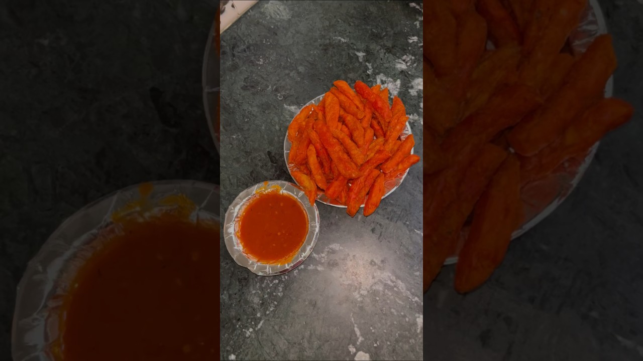 Red hot french fries🥵. Day-38/100. @EatZenia #delhistreetfood #vitiligotreatment #shorts #foodie