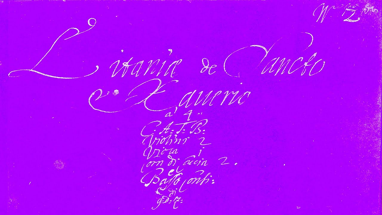 ZELENKA | Litania de Sancto Xaverio, ZWV 156 {Autograph score} 1729