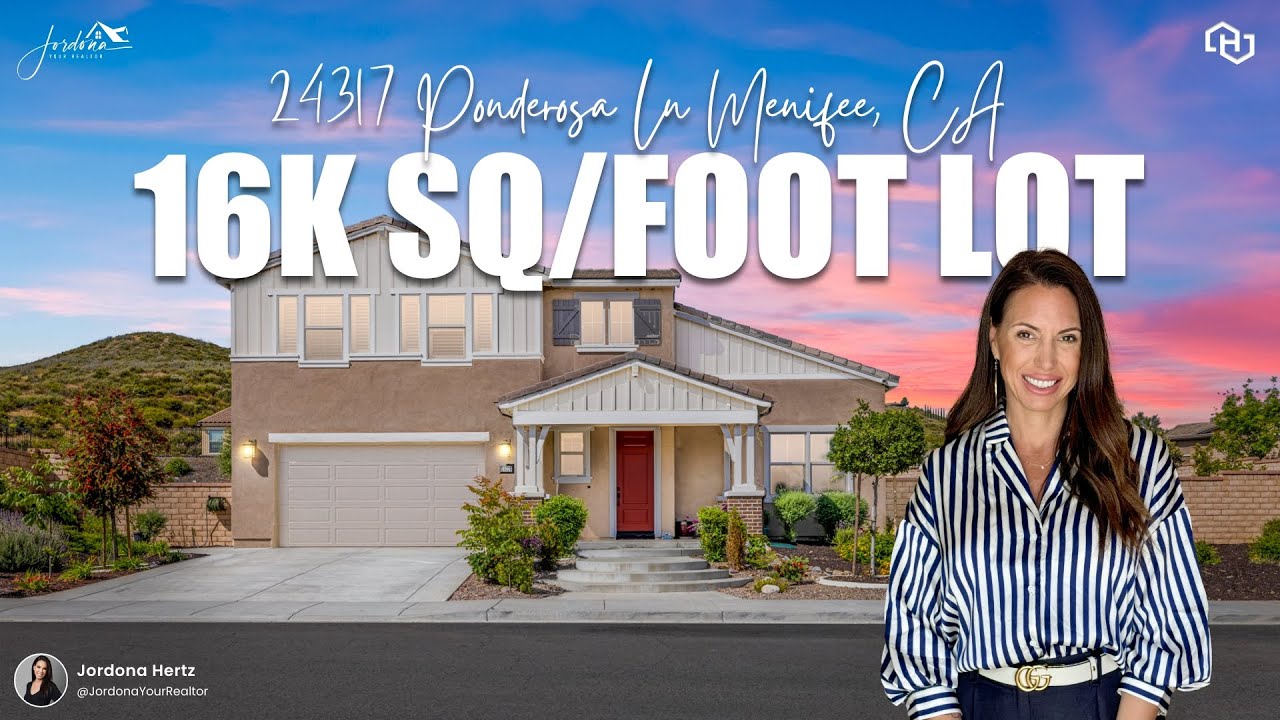5 bedroom Menifee home in a gated community #californiarealestate #menifeerealestate