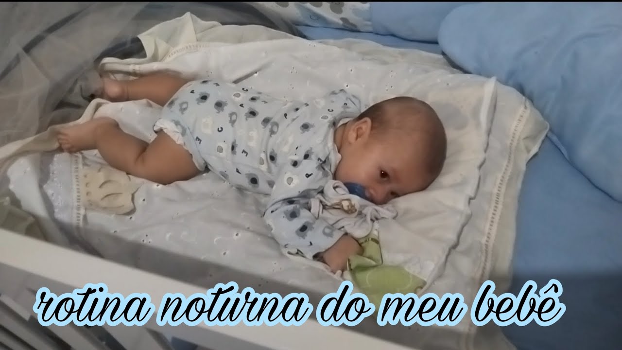 OQUE EU FIZ PRO MEU BEBÊ DORMIR BEM| rotina noturna 💙🌙