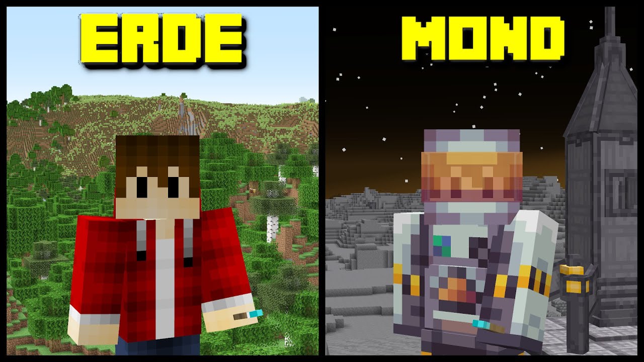 Wir fliegen zum Mond 🚀 Minecraft Weltraum | LarsLP