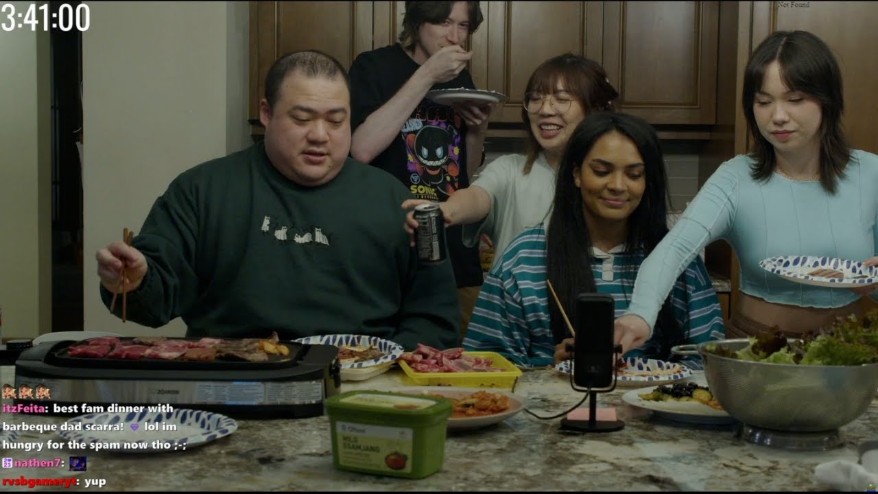 Scarra cooks for everyone (ft. Toast, Lily, Brodin, Jodi, Syd, Sean)