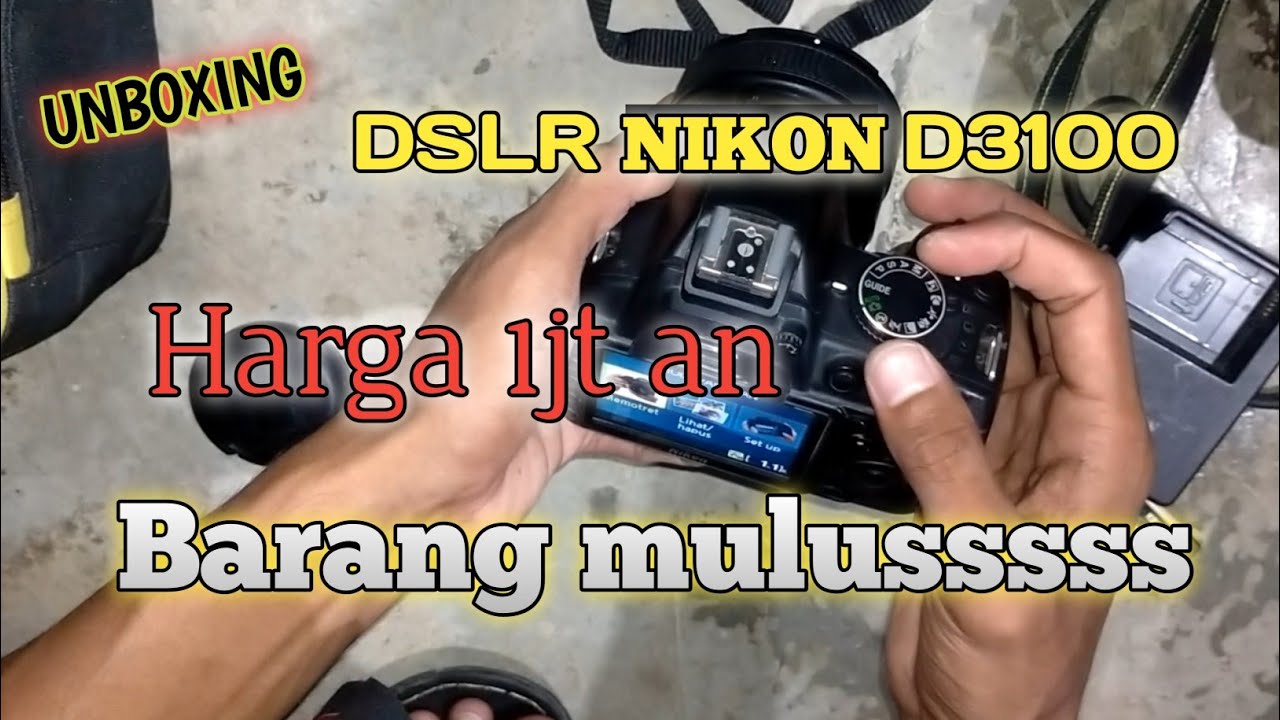 Kamera Dslr Nikon D3100 Murah Mulus  Lengkap.