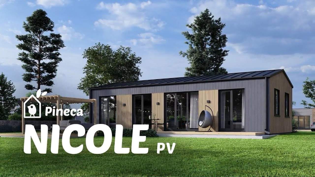 Casa Prefabbricata Abitabile NICOLE PV, 67 m&sup2;