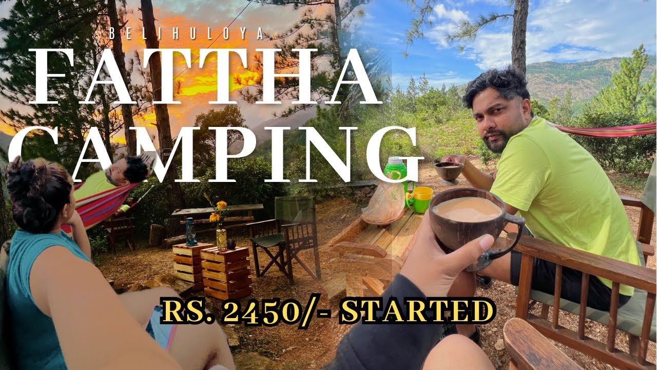 ඉස්සරහට එන නිවාඩුවට යන්න සුපිරි Place එකක්🍃Belihuloya Private Camping🏕️|The Journey of Takeshi😍|Vlog