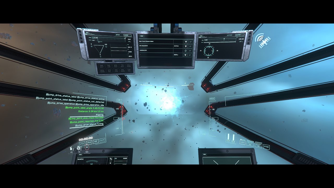 Star Citizen Stanton to Pyro Jump gate testing