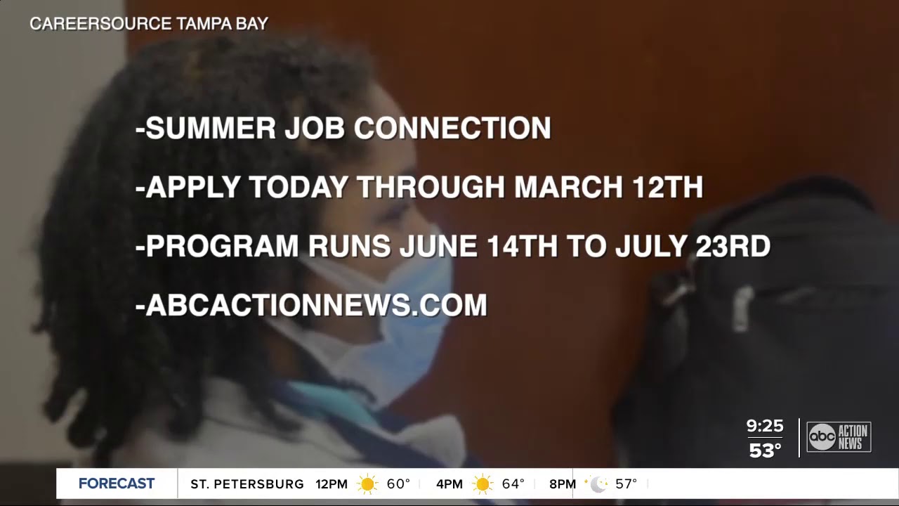 WFTS:  Summer Job Connection 2021 Press Conference  (01-04-2021)