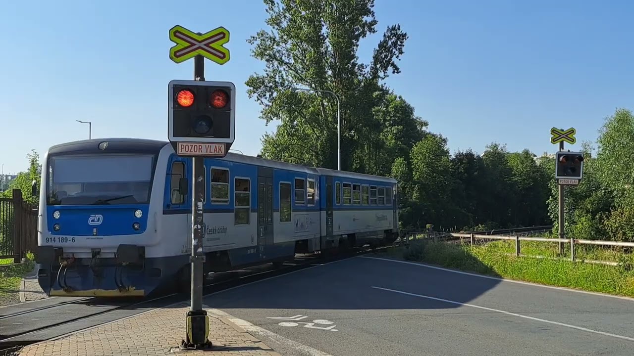Železniční přejezd Frýdek-Místek [2] - 14.6. 2025 (Czech level crossing)