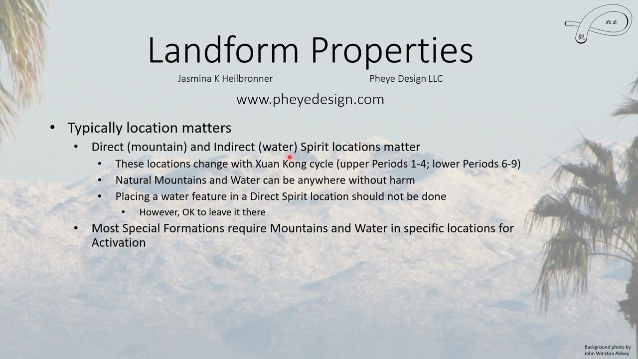 Feng Shui: Good Landform Properties