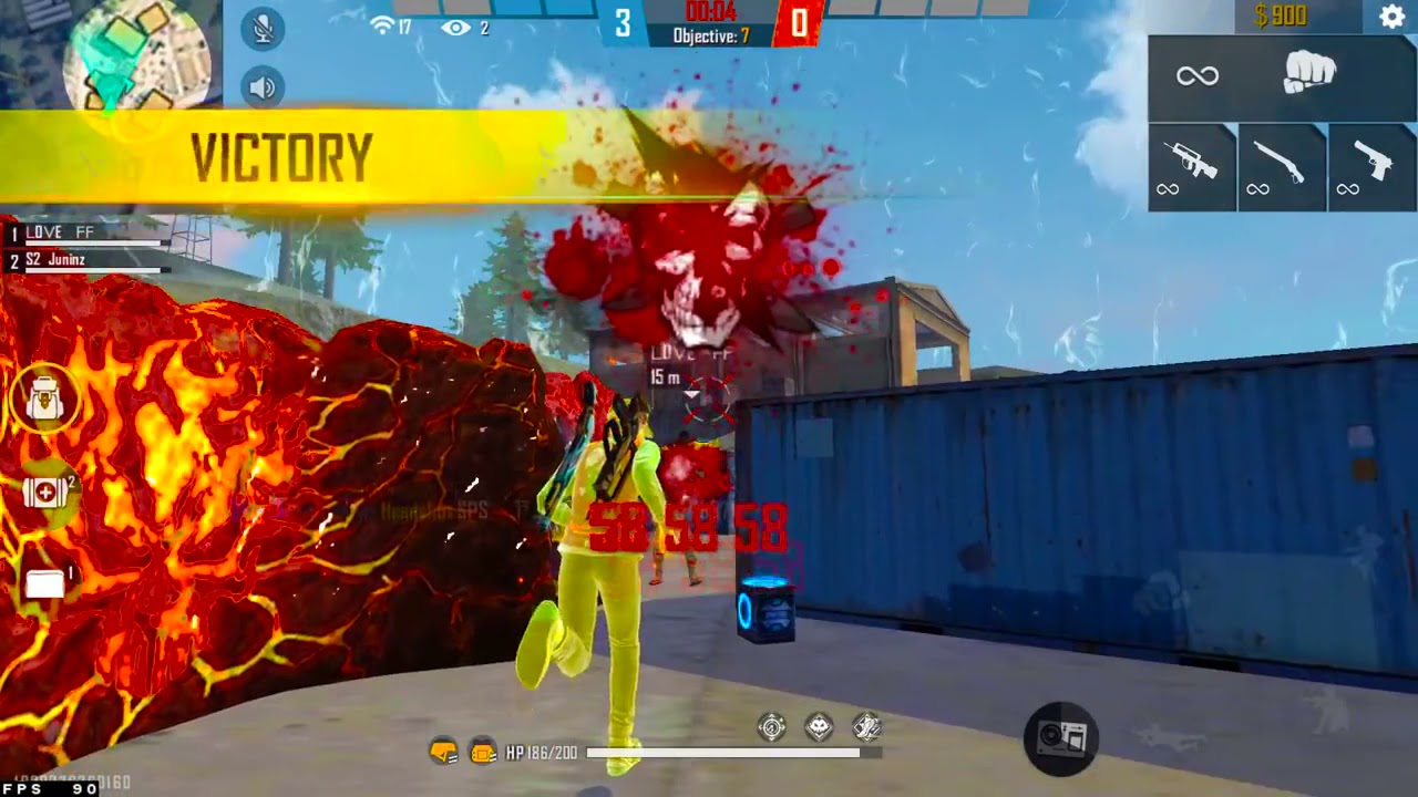 1shoot 1kill ff #top global headsot#1(gold24k)