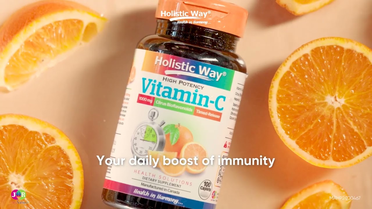 Holistic Way High Potency Vitamin-C 1000mg (Timed-Release)