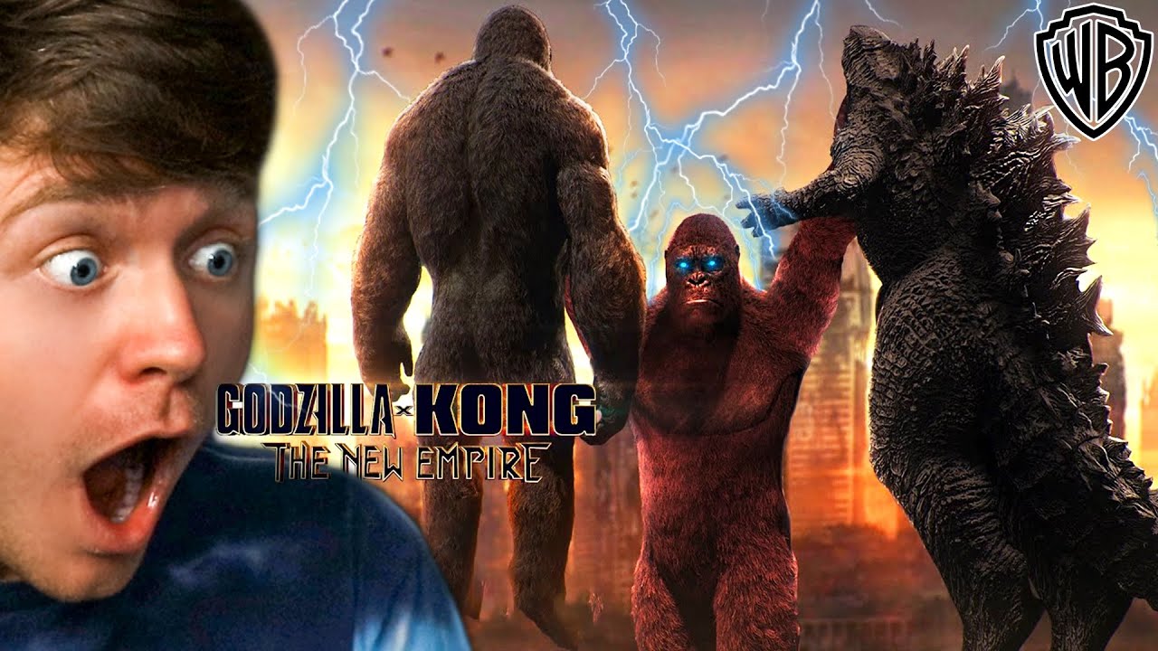 Reacting to GODZILLA x KONG *NEW* Movie Trailer!
