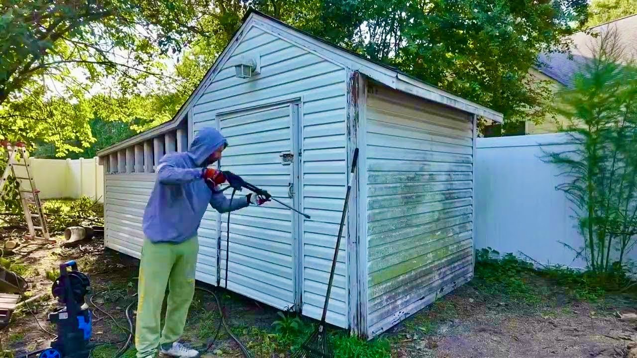 ПРЕОБРАЖЕНИЕ заднего ДВОРА в США: уборка, дрова и газон / Time-lapse