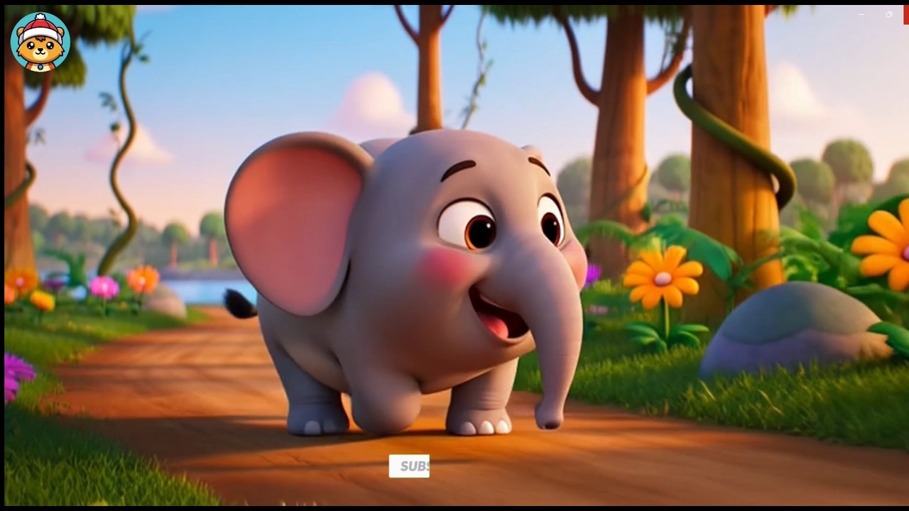 🐘 Ek Mota Hathi | एक मोटा हाथी | Hindi Rhymes for Kids | Kids Masti Rhymes