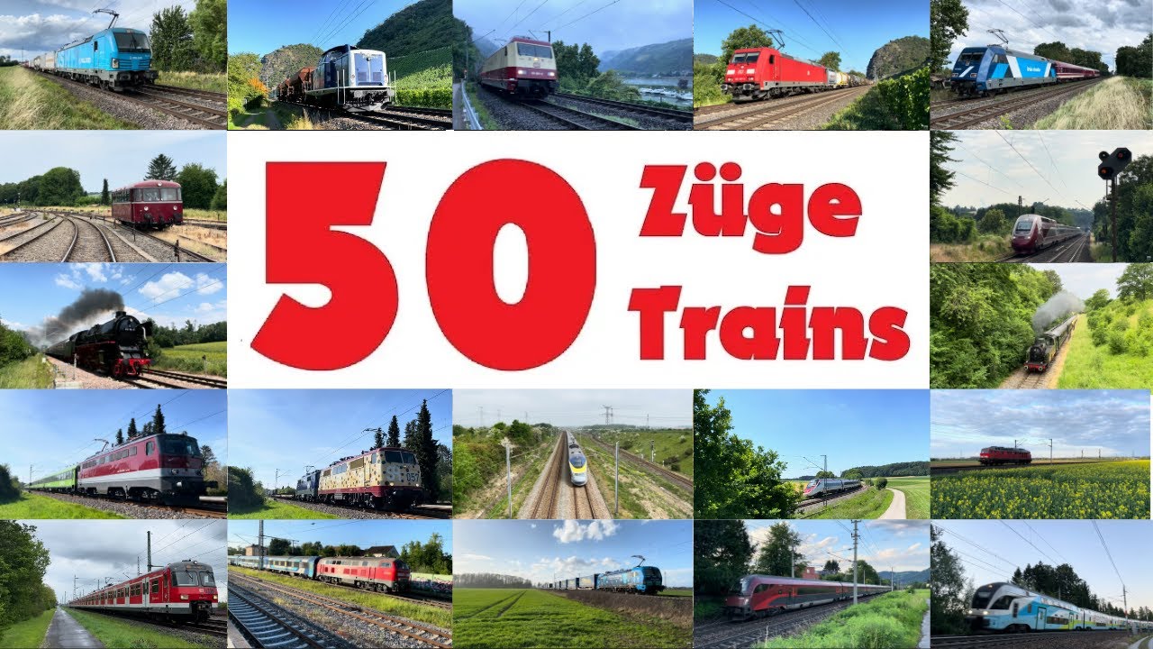 🔴 50 trains in 20 minutes 🔴