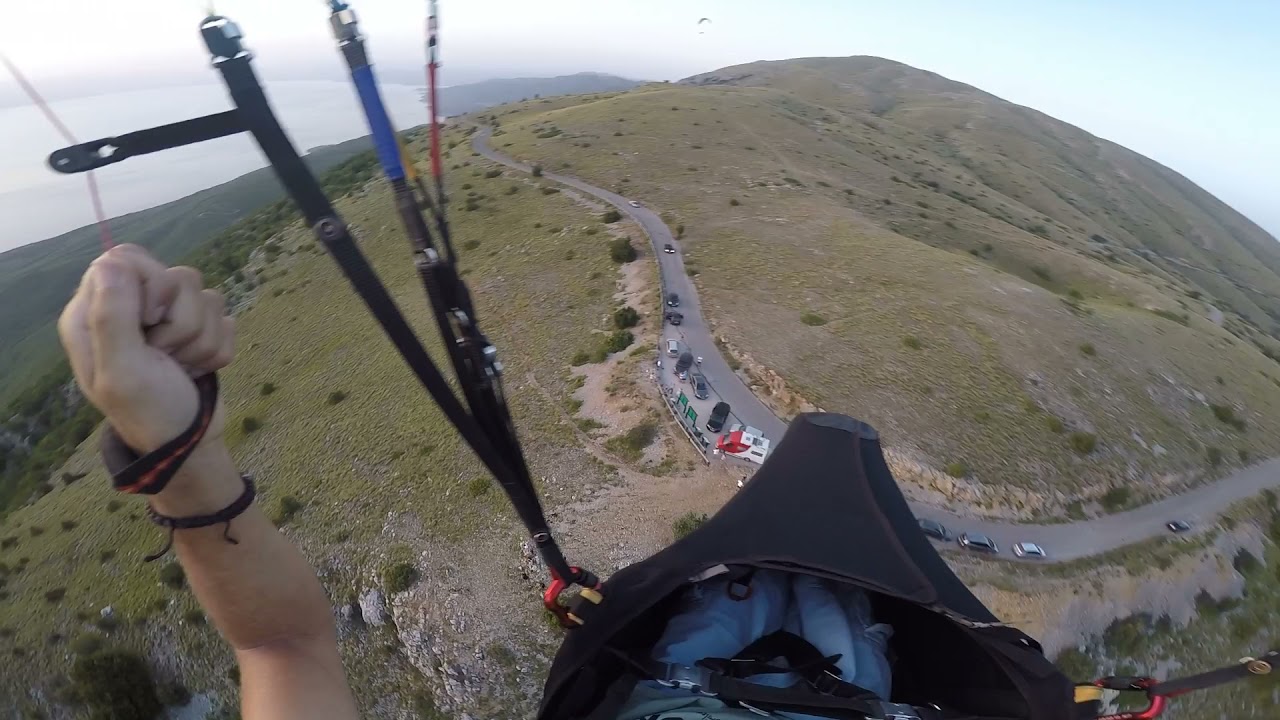 Paragliding National park Galichica Ohrid Macedonia