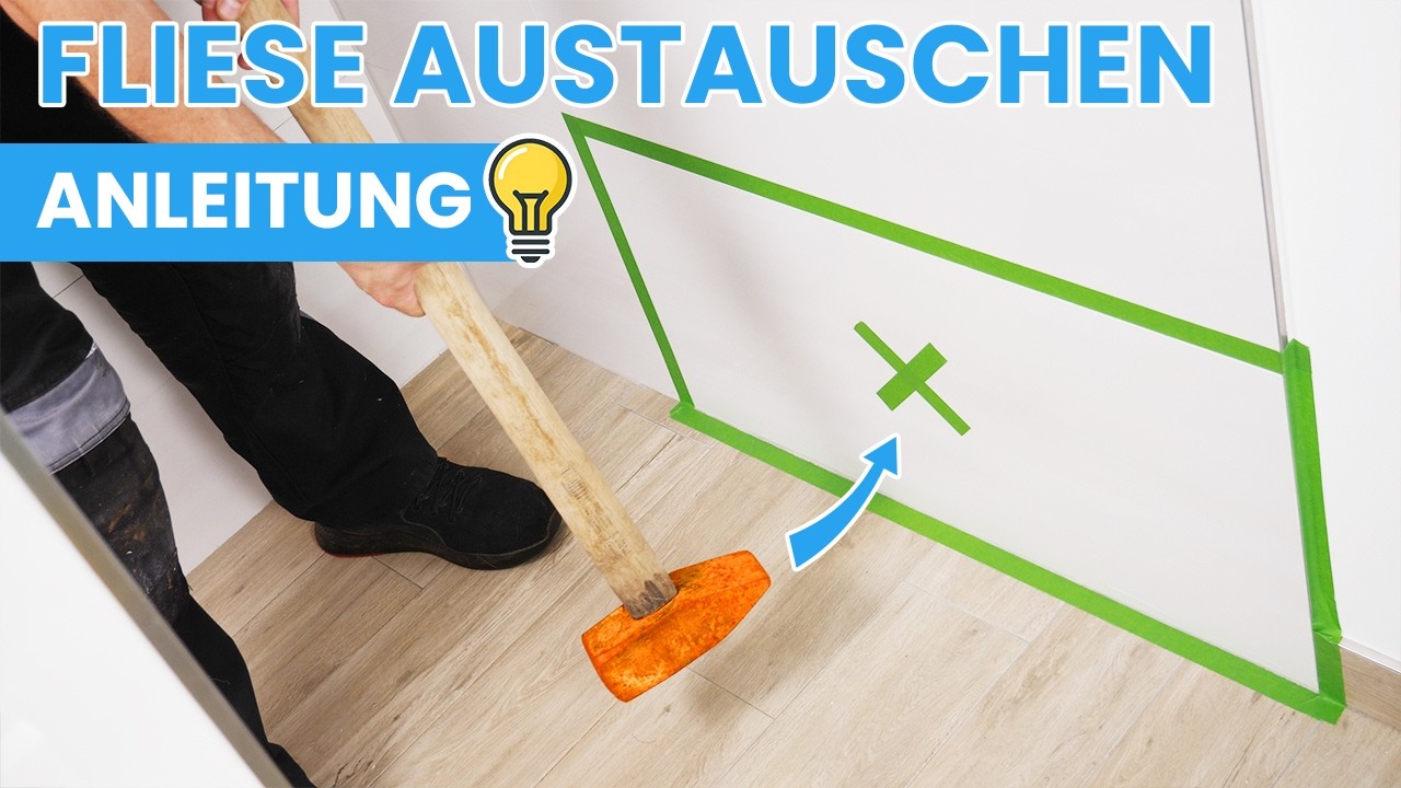 Defekte Fliese austauschen: Fliesen reparieren ohne Fliesenleger