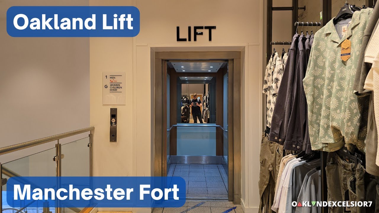 Oakland Lift at Next in Manchester Fort Shopping Park