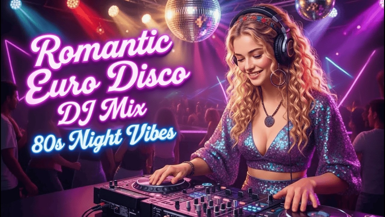 Disco Lovers Collection | Romantic Euro Disco DJ Mix 80s Night Vibes