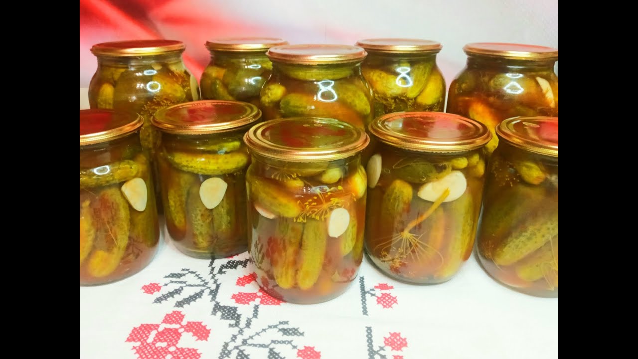 Маринованные Огурцы с кетчупом 