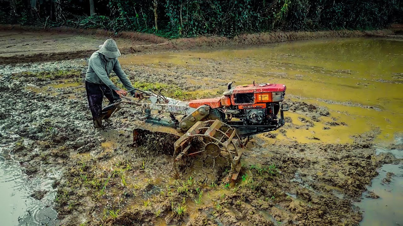 Kubota K700 Rotaverting  | K700 Land Master power tiller | Kubota Super