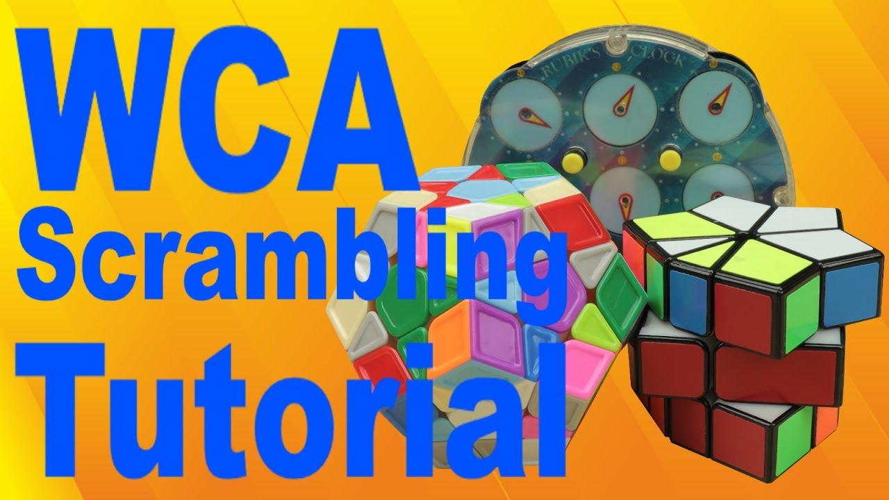How to Scramble Square-1, Megaminx, and Clock [WCA]