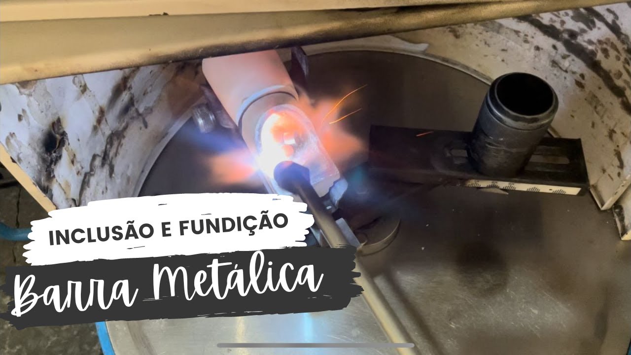 Inclusão e Fundição Barra Metálica para Protocolo Resina