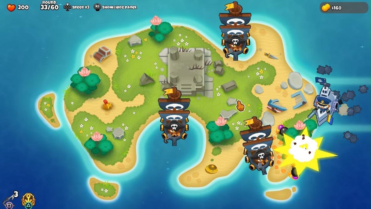 Bloons TD 6 - Lotus Island - Easy - Deflation - SUCCESS!