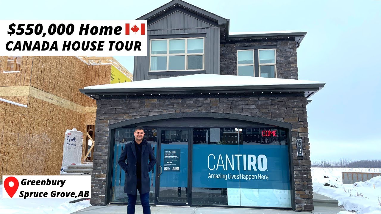 Canadian Houses| Inside a $550,000 House In Canada| Life In Canada| House in Alberta, Canada