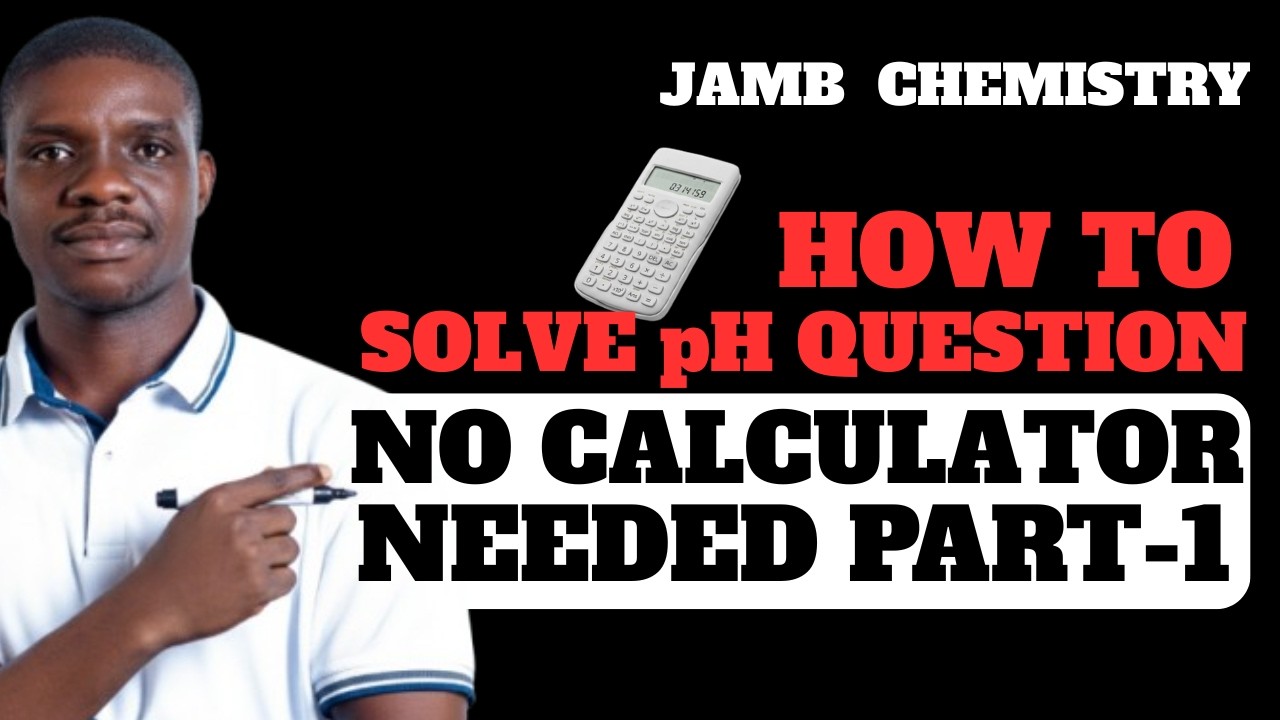 Chemistry Game-Changer: pH Without Calculator (JAMB Focus)