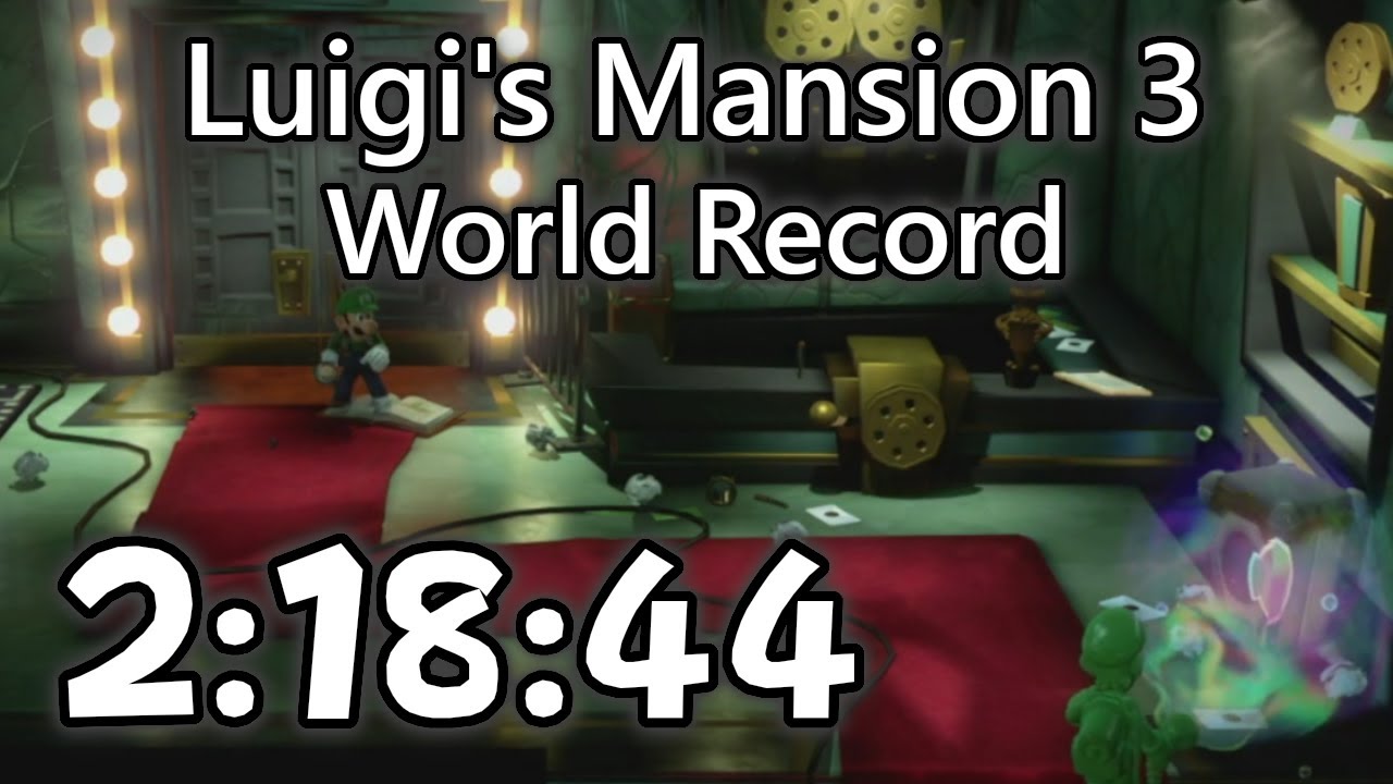 Luigi's Mansion 3 Speedrun Any% in 2:18:44 (Former Record)