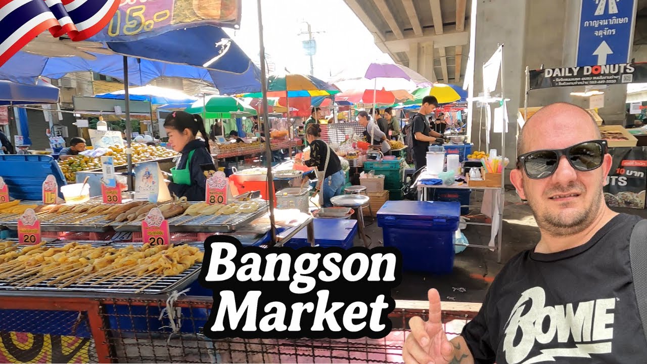Street Food Tour, Bangson Market, Bangkok #thailand
