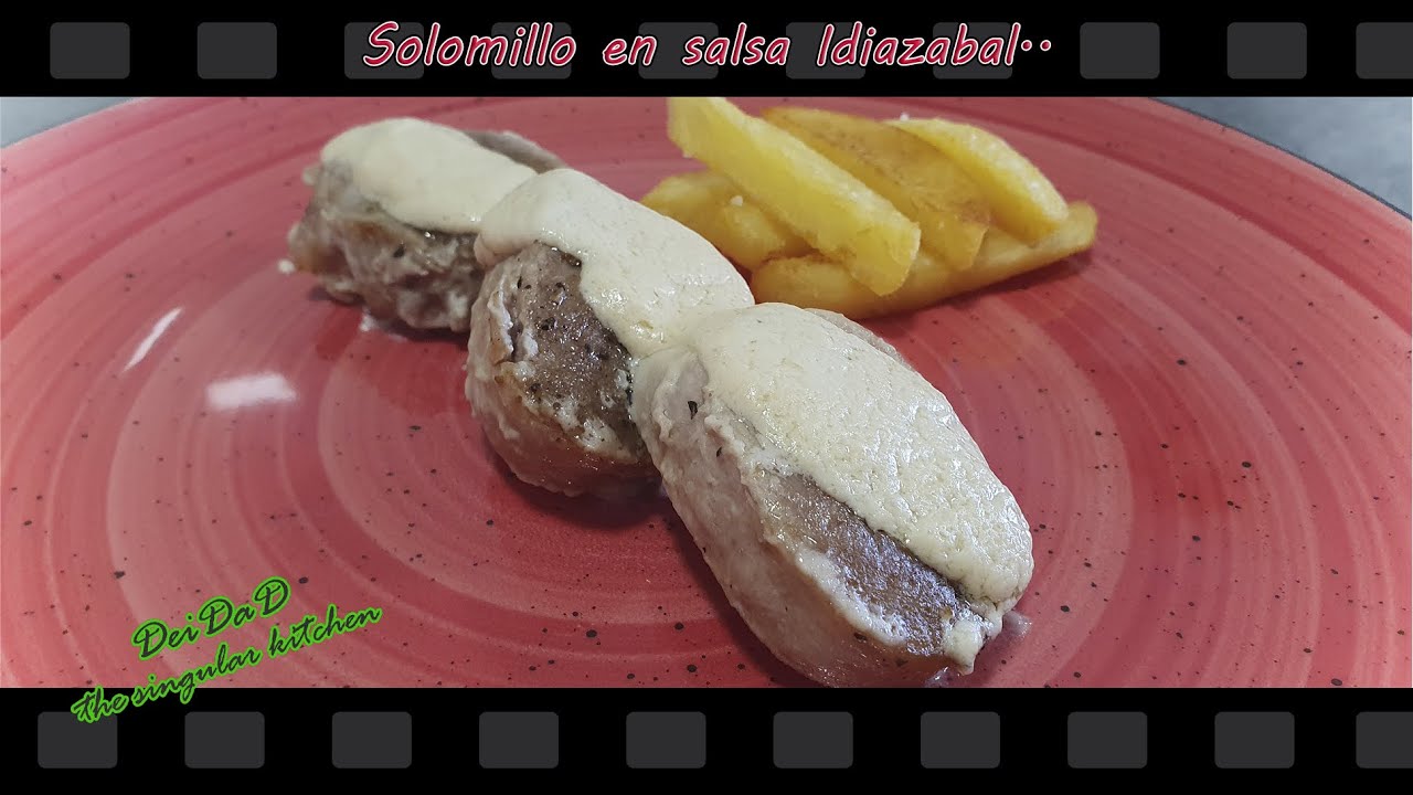 Solomillo en salsa de queso Idiazabal