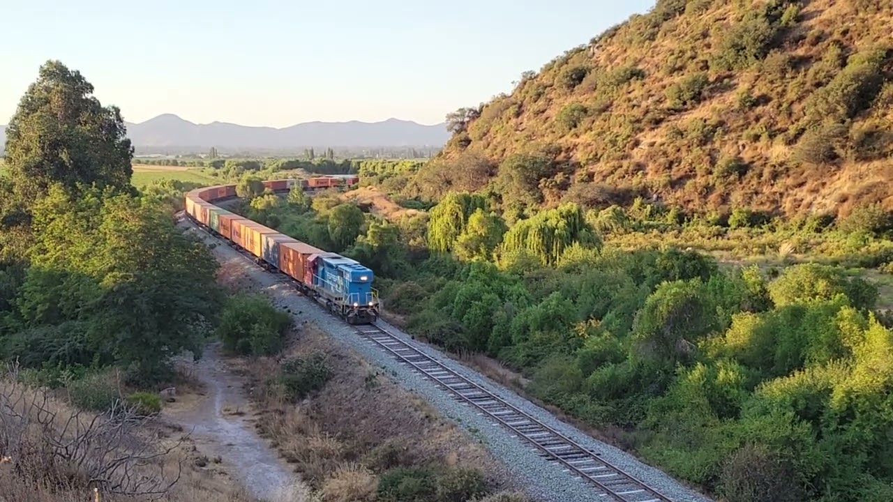 Tren Barranquino de Fepasa por sector la Puntilla
