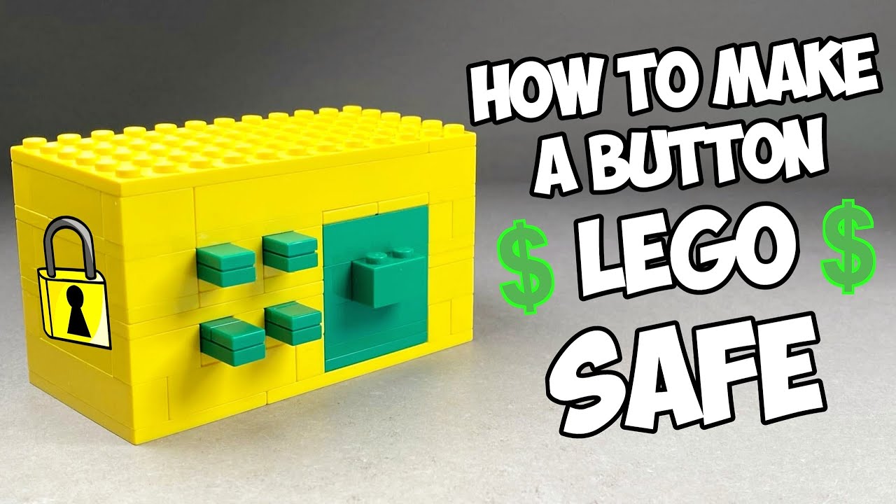 How to make a Lego Button Safe / Lego Tutorial