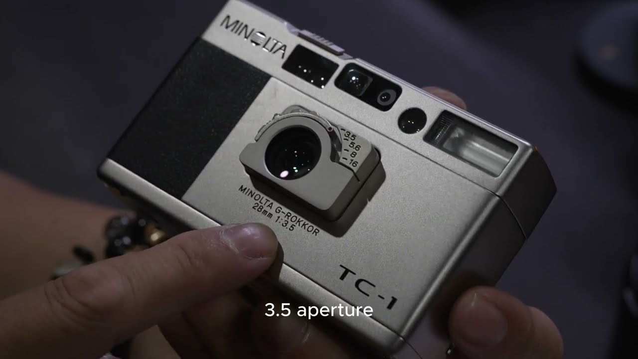 the best 35mm point & shoot film camera Minolta TC-1 still good in year 2023? 最毒35 毫米相机胶片PS机 美能达TC-1
