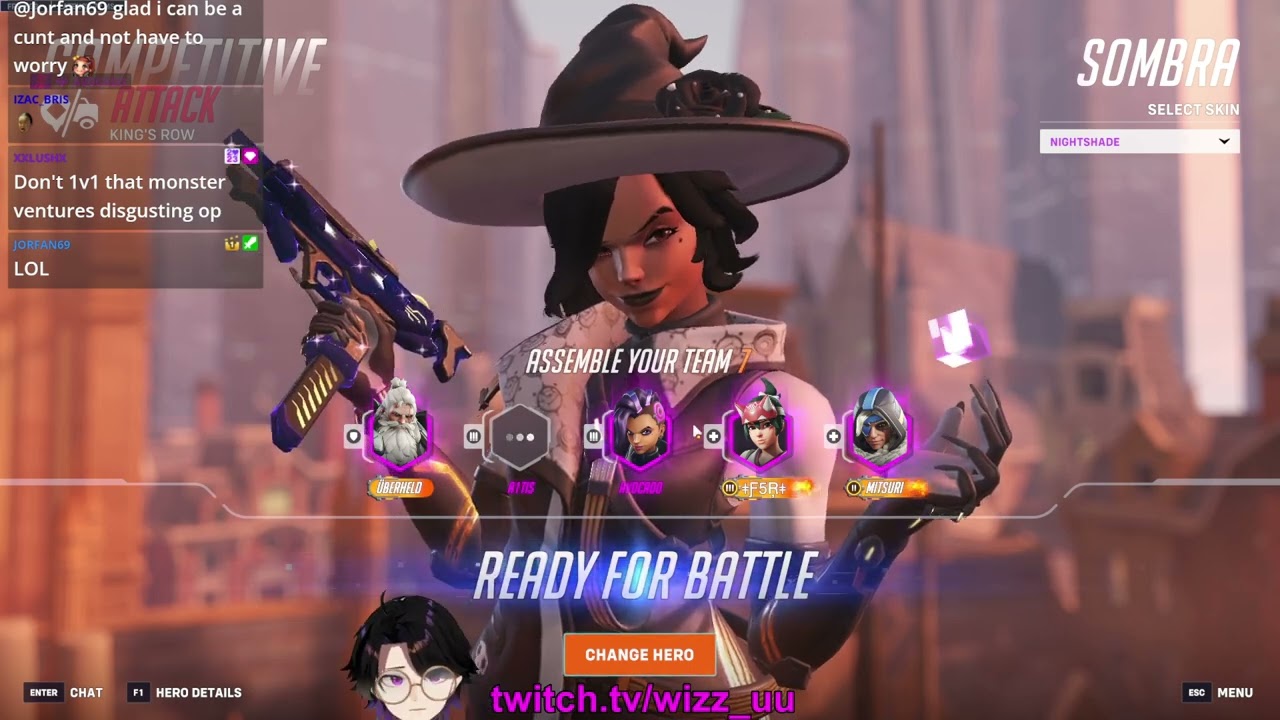 BEST SOMBRA! SombraWizard SOMBRA OVERWATCH 2 SEASON 17 TOP 500 GAMEPLAY