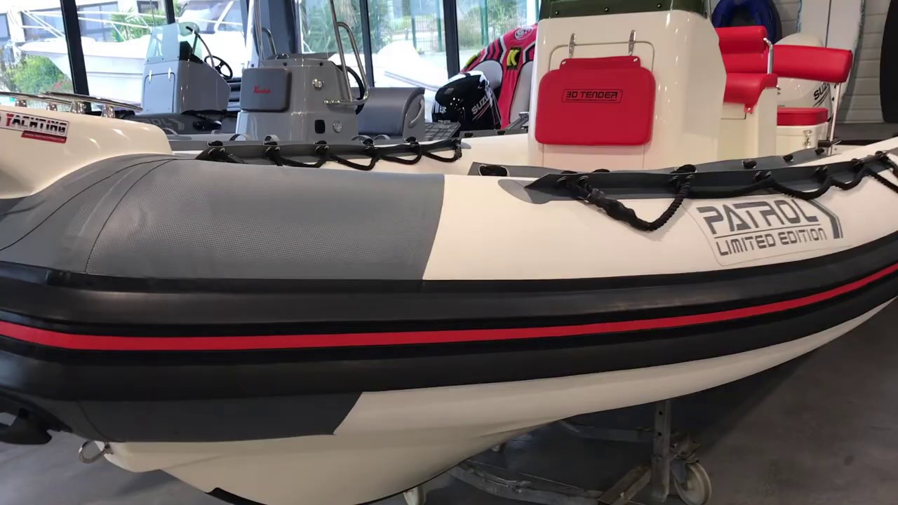 Presentation du 3D TENDER PATROL 600 WHITE HYPALON